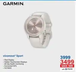 Incredible Connection Garmin Vivomove Sport offer