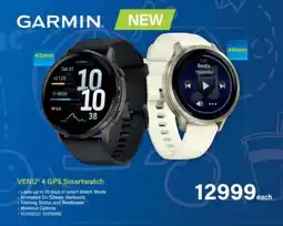 Incredible Connection Garmin Venu 4 GPS Smartwatch offer