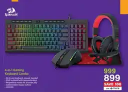 Incredible Connection Redragon 4-in-1 Gaming Keyboard Combo offer