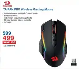 Incredible Connection Redragon Taipan Pro Wireless Gaming Mouse offer