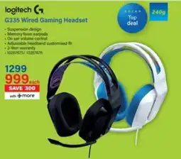 Incredible Connection Logitech G335 Wired Gaming Headset offer