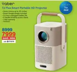 Incredible Connection Yaber T2 Plus Smart Portable HD Projector offer