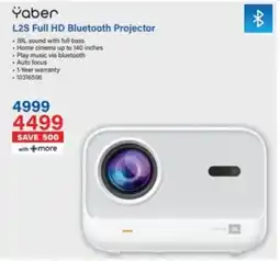 Incredible Connection Yaber L2S Full HD Bluetooth Projector offer