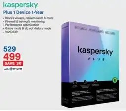Incredible Connection Kaspersky Plus 1 Device 1-Year offer