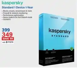 Incredible Connection Kaspersky Standard 1 Device 1-Year offer