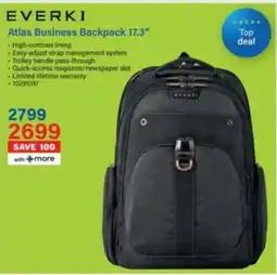 Incredible Connection Everki Atlas Business Backpack offer