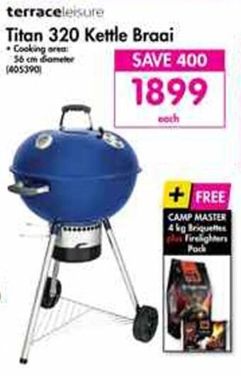 Makro Terrace Leisure Titan 320 Kettle Braai offer