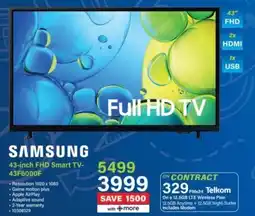 Incredible Connection Samsung 43-inch FHD Smart TV offer