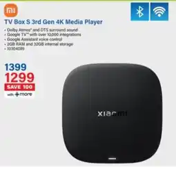 Incredible Connection Xiaomi TV Box S 3rd Gen 4K Media Player offer