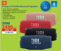 Incredible Connection JBL Charge 6 Portable Bluetooth Speaker offer