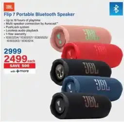 Incredible Connection JBL Flip 7 Portable Bluetooth Speaker offer