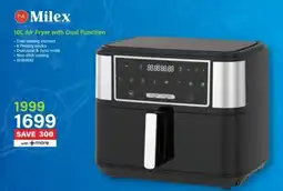 Incredible Connection Milex Air Fryer with Dual Function offer