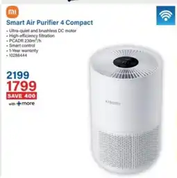 Incredible Connection Xiaomi Smart Air Purifier 4 Compact offer