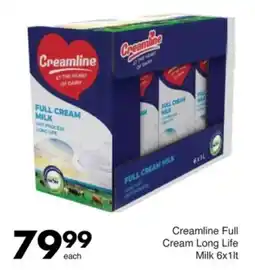 Save Hyper Creamline Full Cream Long Life Milk offer