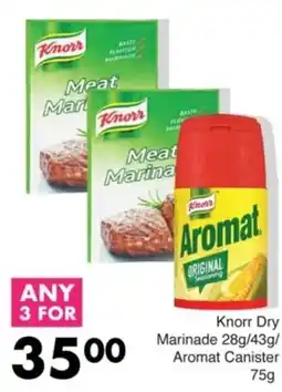 Save Hyper Knorr Dry Marinade/ Aromat Canister offer