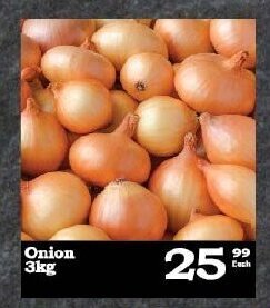 Oxford Freshmarket Onion 3kg offer