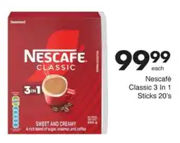 Save Hyper Nescafé Classic 3 In 1 Sticks offer