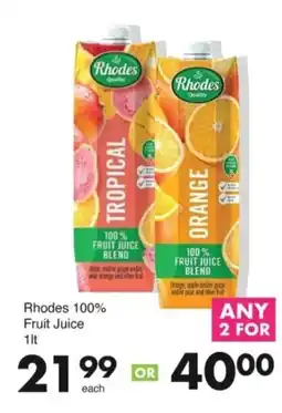 Save Hyper Rhodes 100% Fruit Juice offer