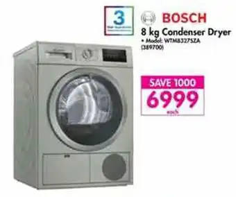 Makro Bosch Condenser Dryer 8kg offer