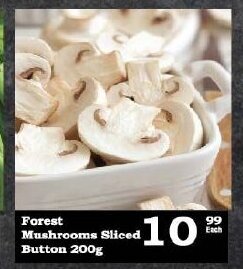 Oxford Freshmarket Forest Mushrooms Sliced Button 200g offer