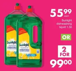 Save Hyper Sunlight dishwashing liquid offer