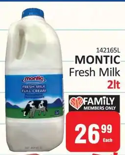 KitKat Cash and Carry MONTIC Fresh Milk 2lt offer