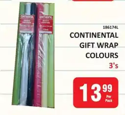 KitKat Cash and Carry CONTINENTAL GIFT WRAP COLOURS 3's offer
