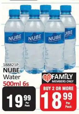 KitKat Cash and Carry NUBE Water 500ml 6s offer