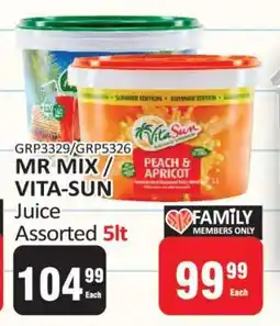 KitKat Cash and Carry MR MIX / VITA-SUN Juice Assorted 5lt offer
