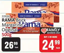 KitKat Cash and Carry RAMA Brick Margarine Original 500g offer