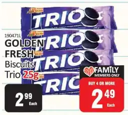KitKat Cash and Carry GOLDEN FRESH Biscuits Trio 25g offer
