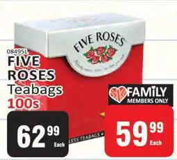 KitKat Cash and Carry FIVE ROSES Teabags 100s offer