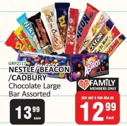 KitKat Cash and Carry NESTLE/BEACON/CADBURY Chocolate Large Bar Assorted offer