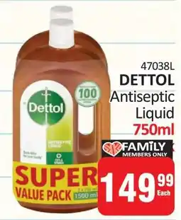 KitKat Cash and Carry Dettol Antiseptic Liquid-750ml offer