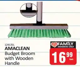 KitKat Cash and Carry AMACLEAN Budget Broom with Wooden Handle offer