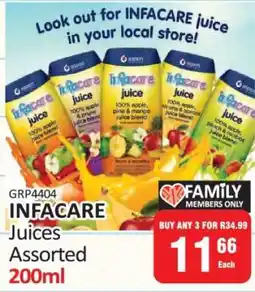 KitKat Cash and Carry INFACARE Juices Assorted offer
