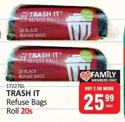 KitKat Cash and Carry TRASH IT Refuse Bags Roll 20s offer
