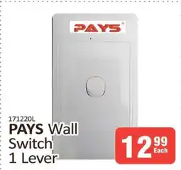 KitKat Cash and Carry PAYS Wall Switch 1 Lever offer