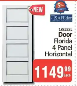 KitKat Cash and Carry Door Florida 4 Panel Horizontal offer