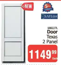 KitKat Cash and Carry Door Texas 2 Panel offer