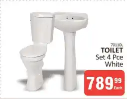 KitKat Cash and Carry Toilet Set 4 Pce White offer
