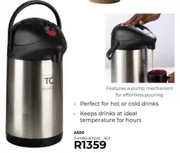 Table Charm Direct AS50 Jumbo Airpot offer