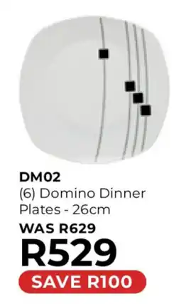 Table Charm Direct DM02 Domino Dinner Plates offer