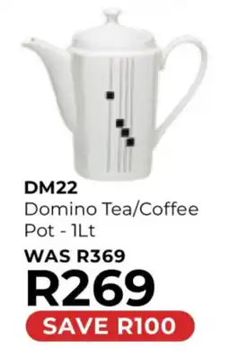 Table Charm Direct DM22 Domino Tea/ Coffee Pot offer