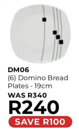 Table Charm Direct DM06 Domino Bread Plates offer