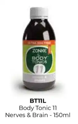 Table Charm Direct ZONKE Body Tonic 11 Nerves & Brain offer