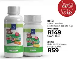 Table Charm Direct TC Kids Chewable Multivitamin Tablets offer