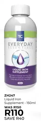 Table Charm Direct TC Liquid Iron Supplement offer