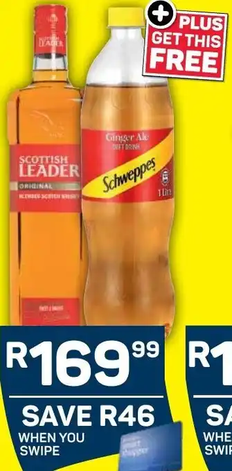 Pick n Pay Liquor Scottish Leader Original/Ginger Ale offer