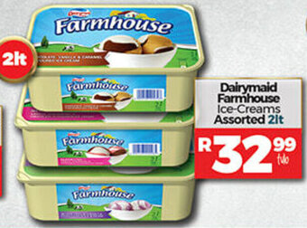 Dairymaid Farmhouse Ice-Creams Assorted 2lt